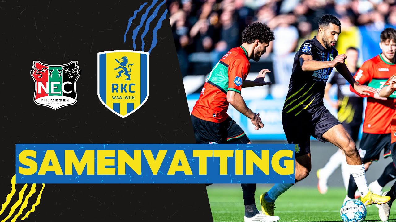 😤 RKC hard onderuit in Nijmegen... | Samenvatting N.E.C. - RKC Waalwijk