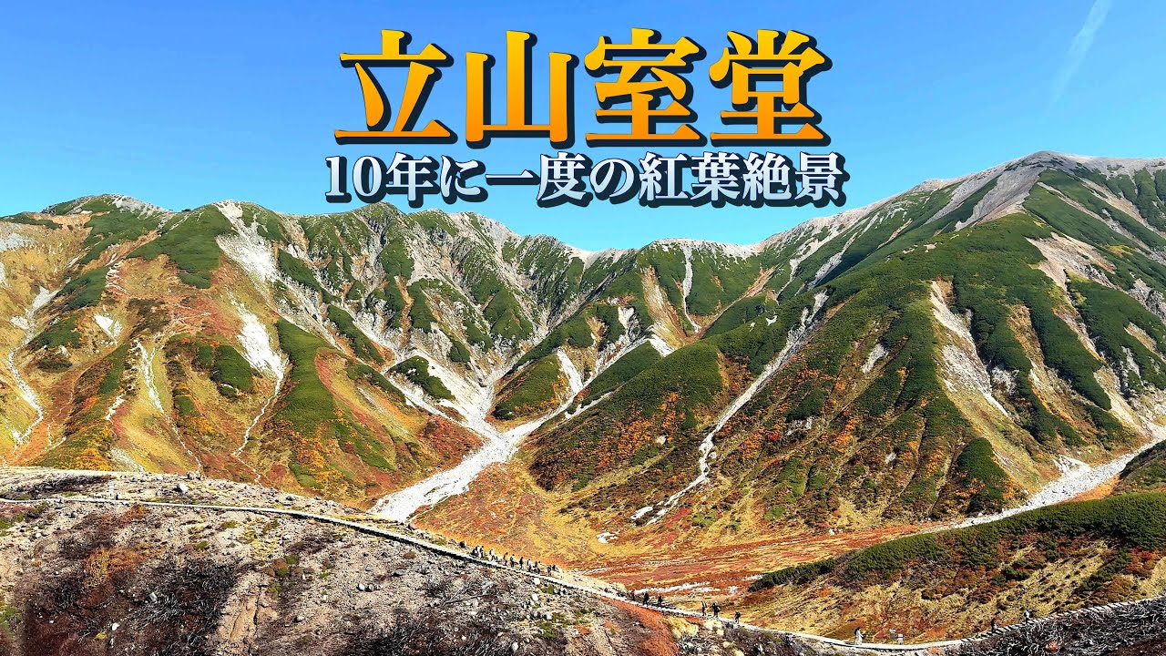 【立山室堂】10年に一度の紅葉｜北アルプスで出会った“雲上の絶景”