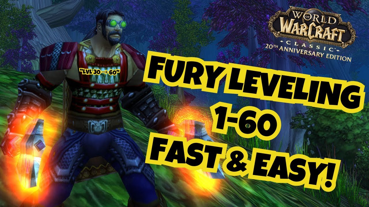 Быстрое прохождение уровня Fury Warrior с 1 по 60 (это меняет всё)