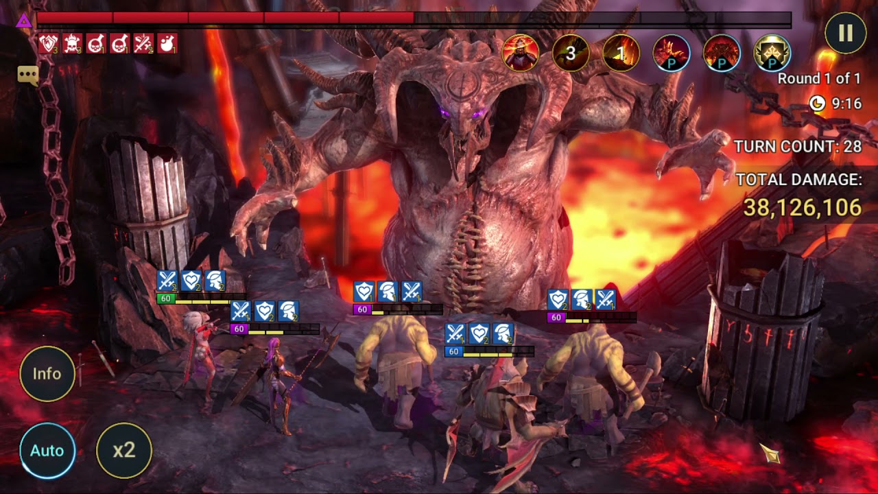 [Raid Shadow Legends] 1 Key Ultra Nightmare/Nightmare/Brutal Bateater Unkillable w/ Fayne FULL AUTO