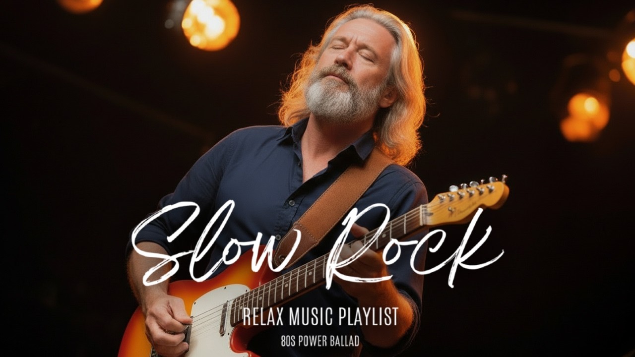 🌙 Emotional Slow Rock Nights | Classic Ballads for Love, Healing & Reflection