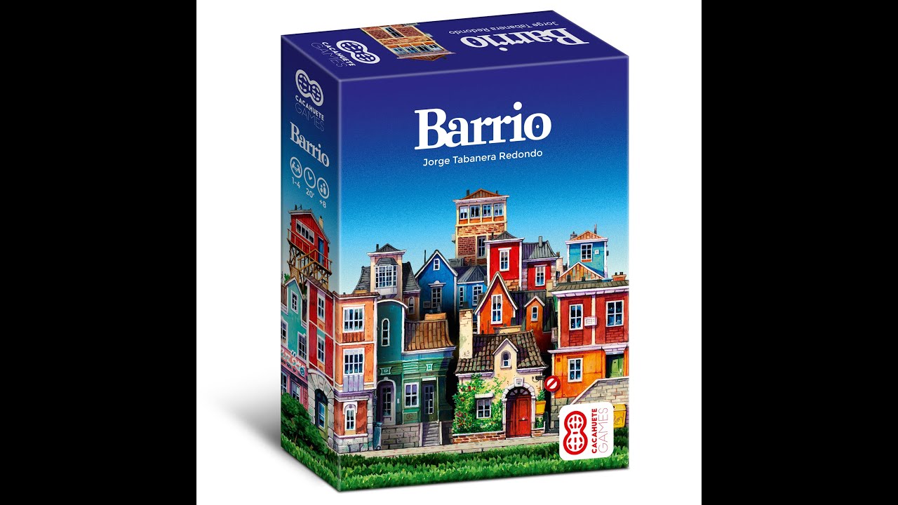 Unboxing y Tutorial de Barrio - Juego de Mesa Cacahuete Games