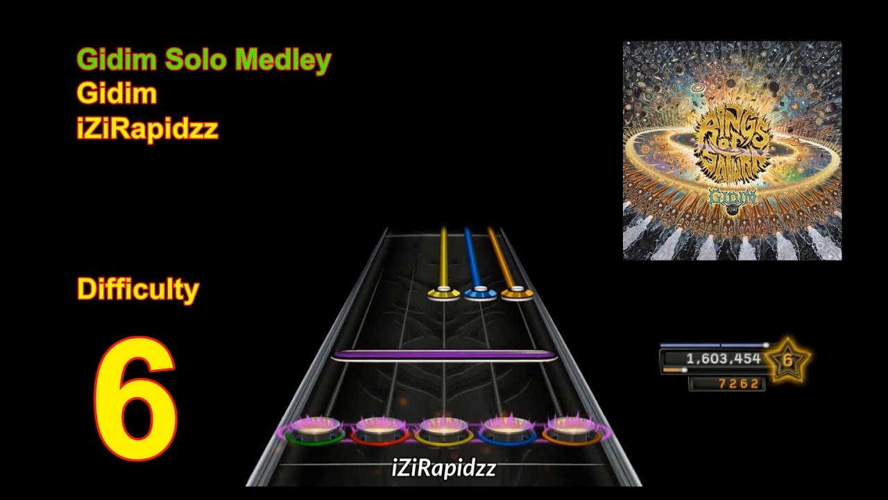 Rings of Saturn - Gidim Solo Medley Clone Hero Chart