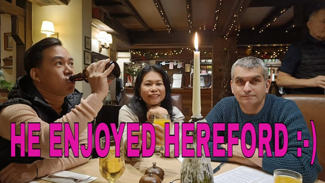 HEREFORD : REDBARN CAFE, PINOY FOODS, XMAS CELEBRATIONS, GOOD BYES, WITH NIGEL.