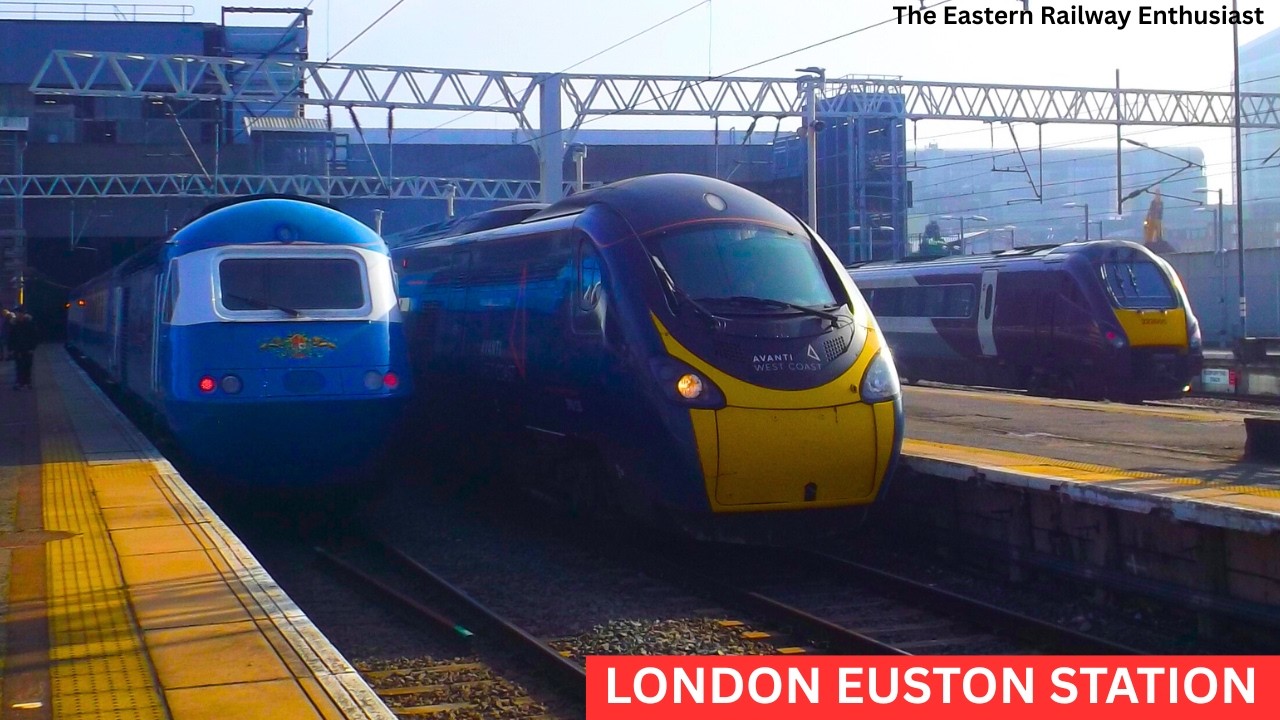 [MIDLAND PULLMAN HST] Trainspotting at London Euston Station