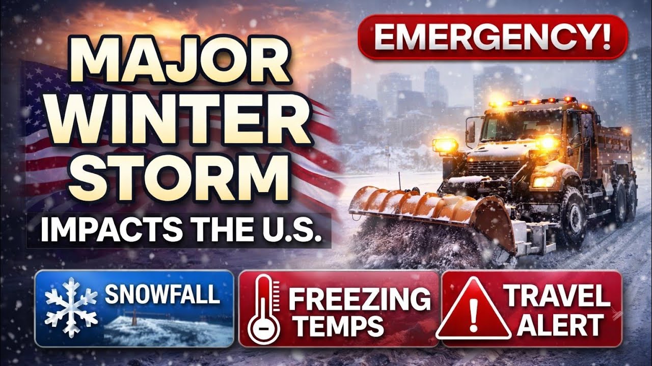 Winter Storm Freezes the U.S. | Snow Totals & Travel Alerts | 