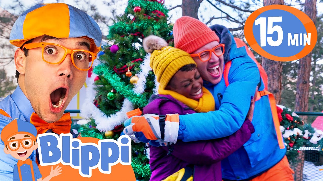 Holiday Countdown - Christmas Song! 🎄⛄❄️ | Blippi 🚀 | Nursery Rhymes For Kids