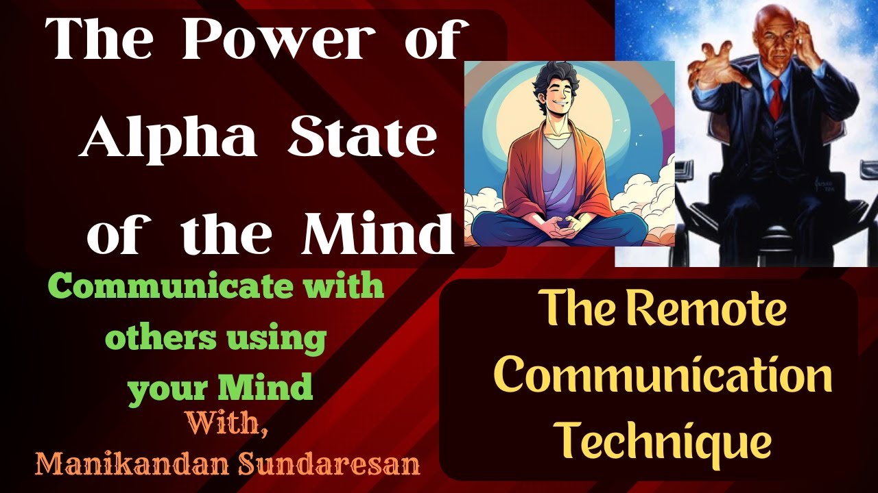 Communicate with Others Using Your Alpha Level Mind State | Human Telepathy | Manikandan Sundaresan