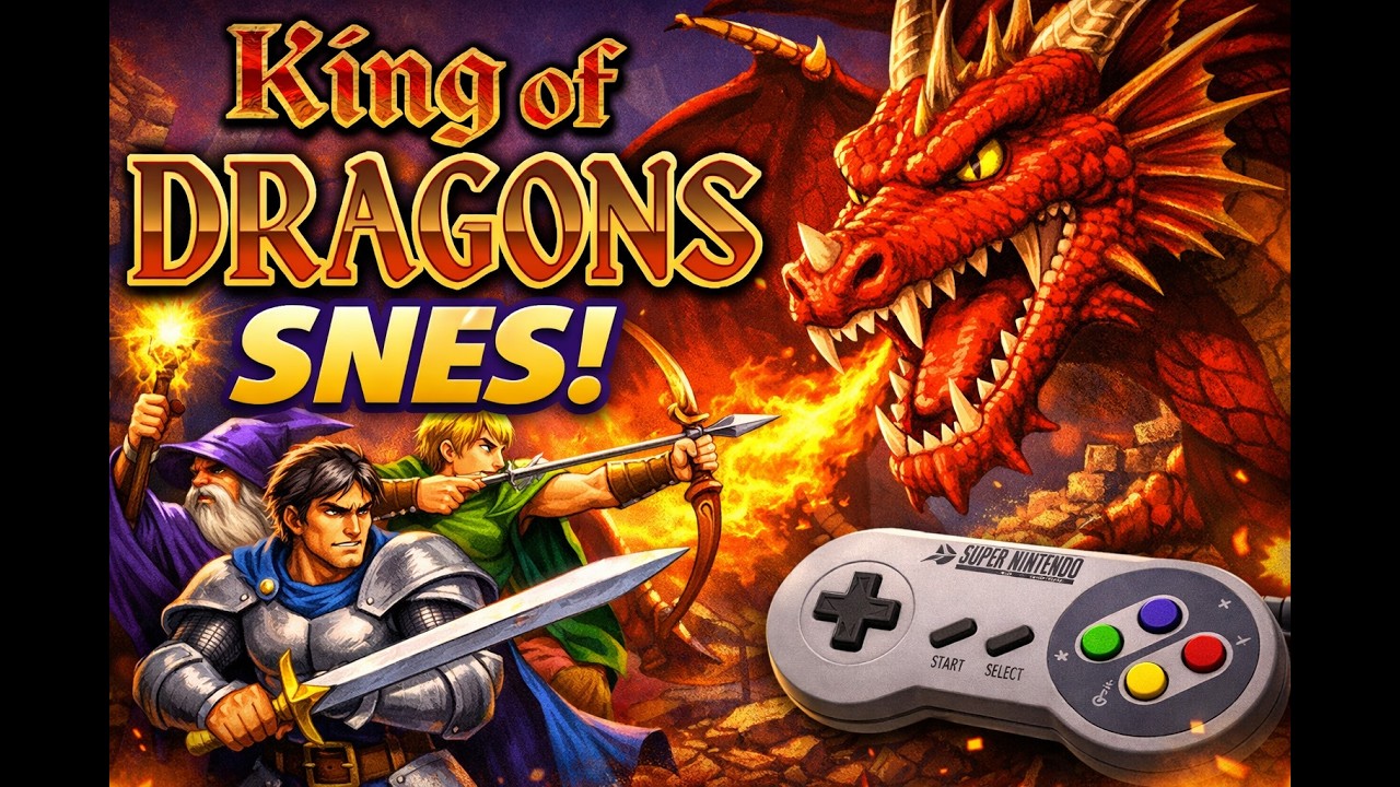 Revivendo o Clássico King of Dragons no SNES #snes #gameplay #capcom #gamers