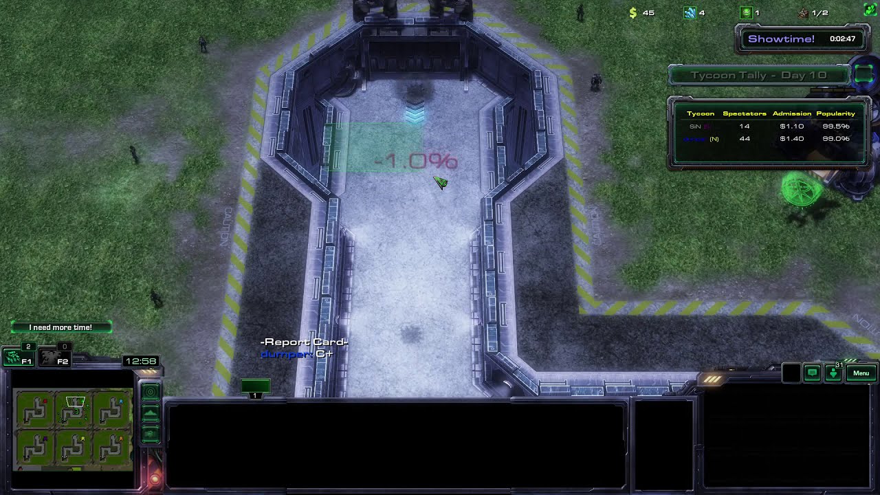 Starcraft II Arcade Custom games TD Tycoon Experts only