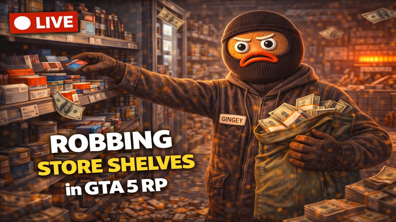 Robbing Store Shelves in GTA 5 RP