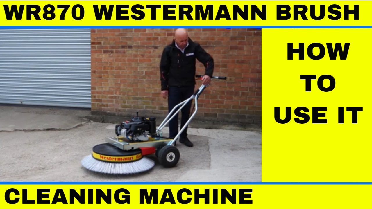 How to use the Westermann Moss Brush - WR870 Honda Engine Machine