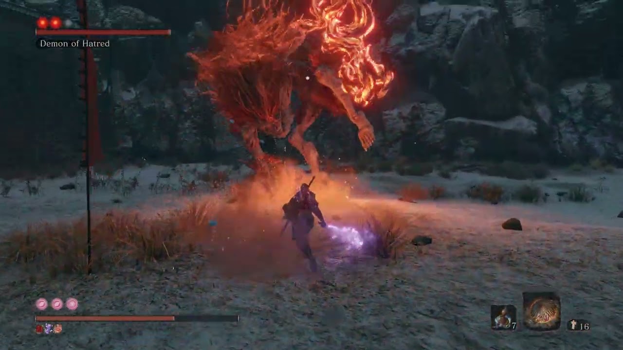 Daemon of Hatred NG+ without Kuro's Charm [Sekiro]