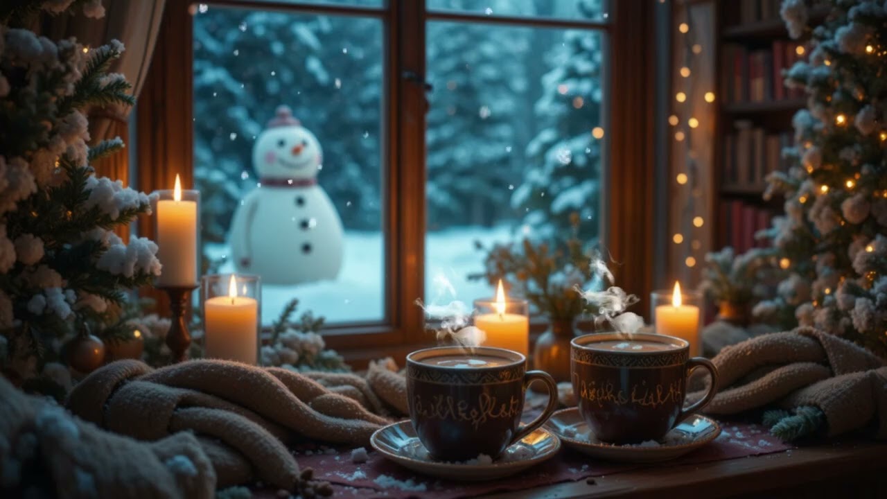 Delicate Jazz Music☃️ Bossa Nova Instrumental and Cozy Jazz Cafe Music for Happy Moods.