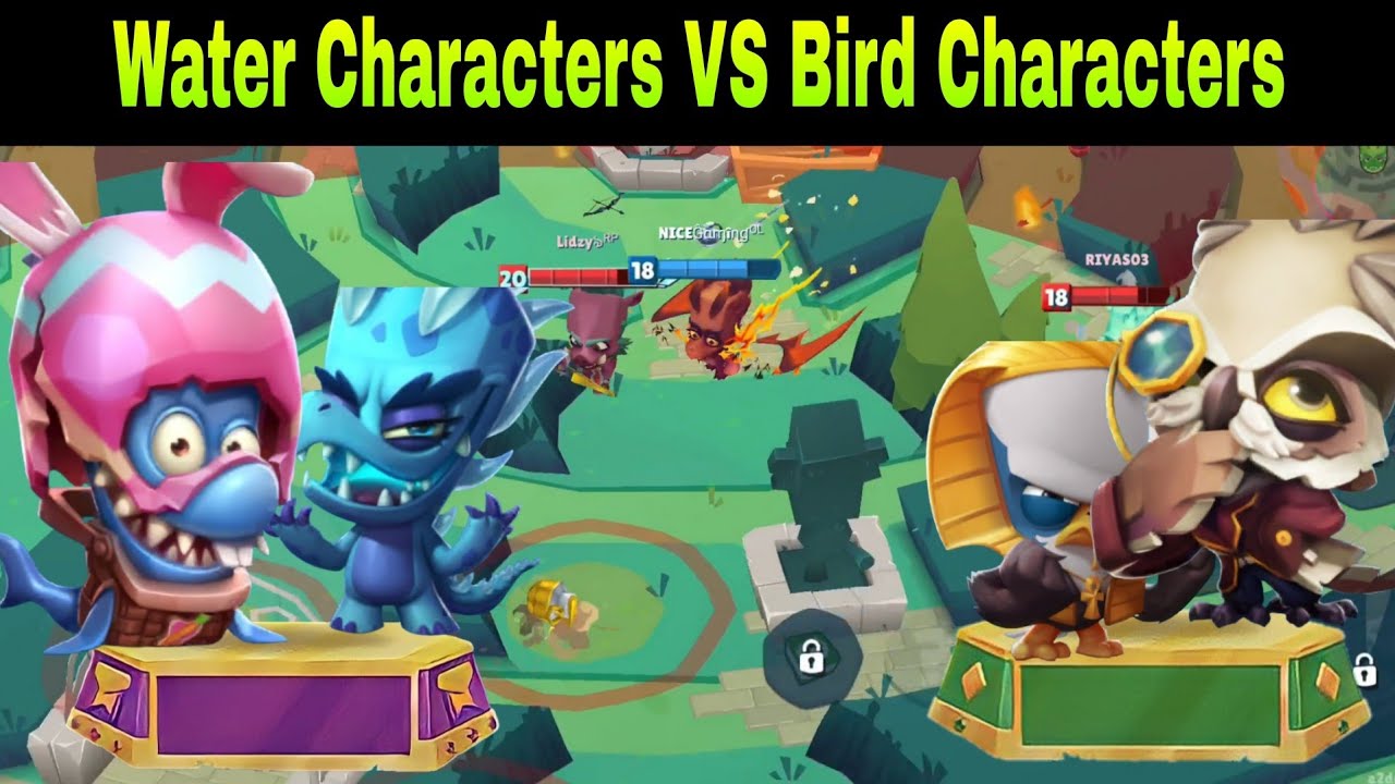 Water Characters VS Bird Characters | Zooba