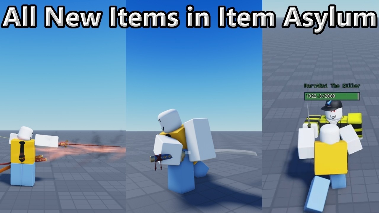 All NEW Items in Item Asylum version 2.1.20