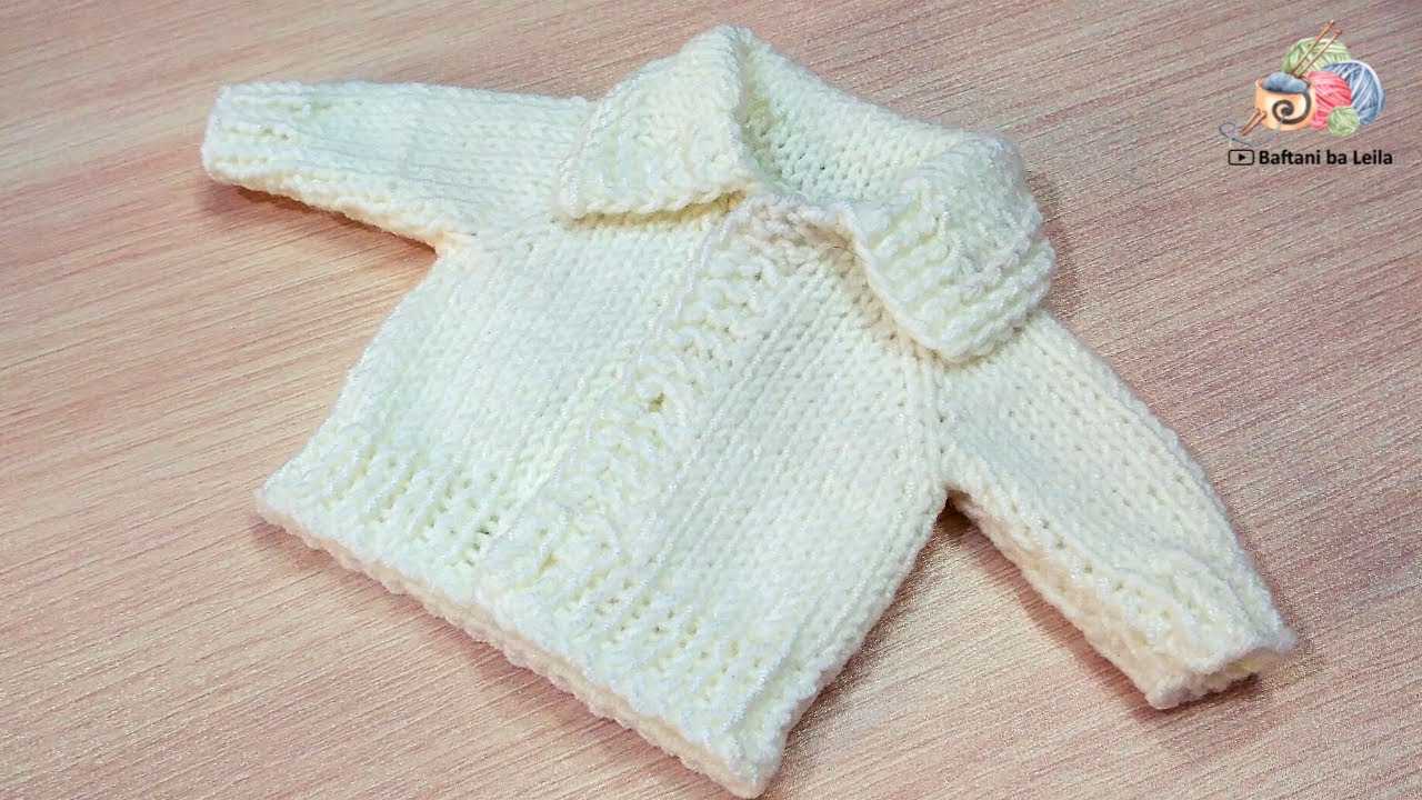 Easy raglan top-down coat for beginners-بافت کت از بالا برای مبتدی‌ها