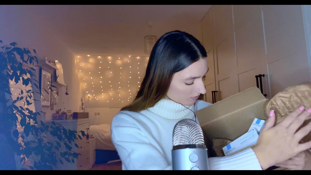dutch asmr: lookfantastic unboxing (tapping en scratching)