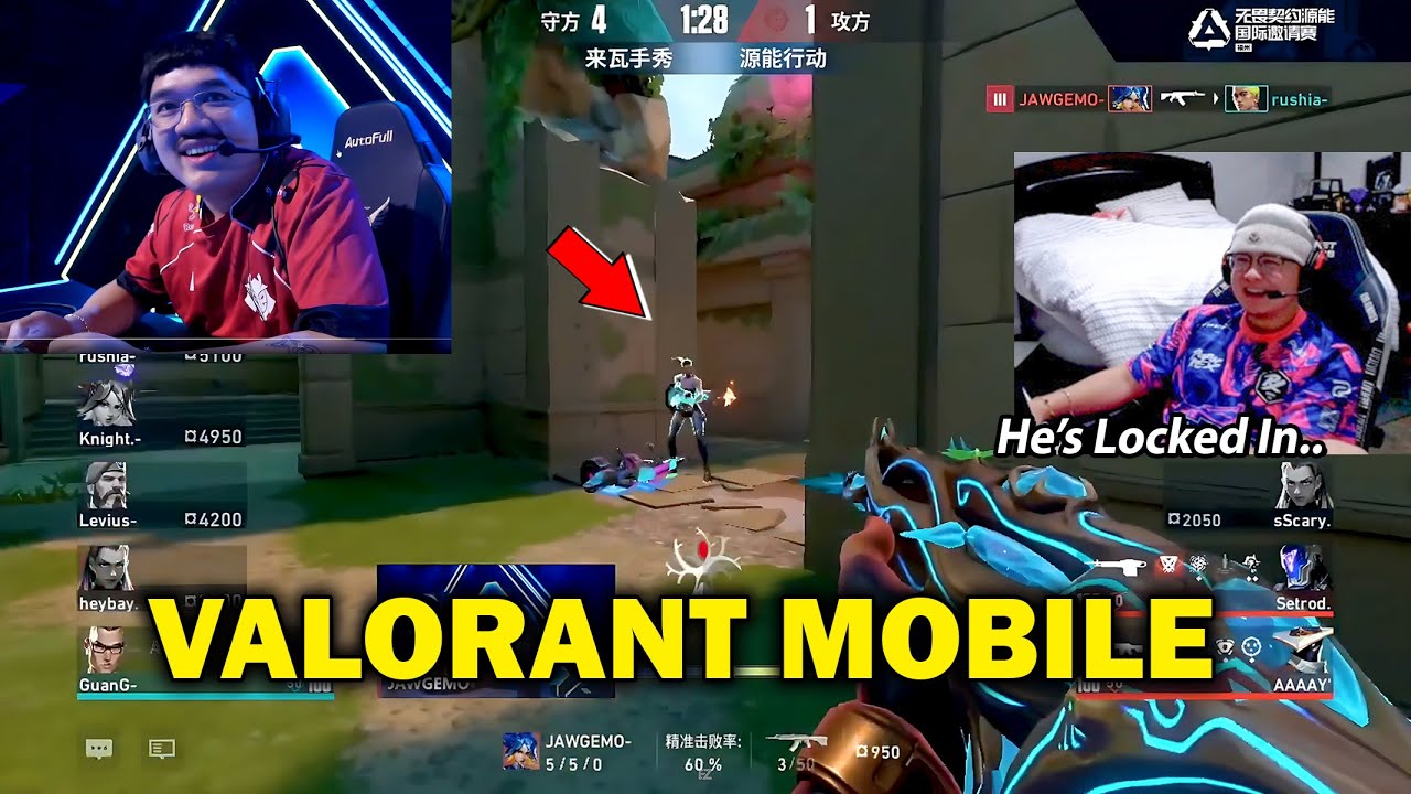 Shanks Reacts to Jawgemo Getting an INSANE ACE on VALORANT Mobile vs Pro Chinese Players