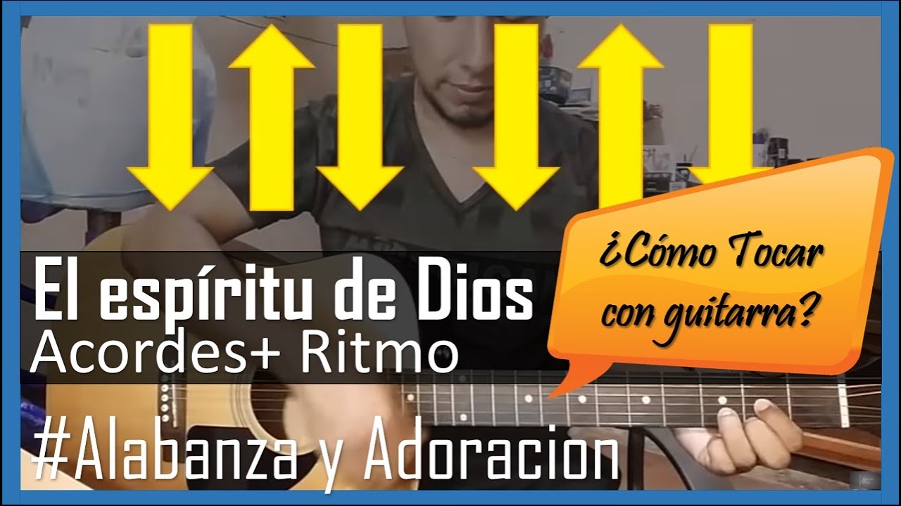 El espiritu de Dios esta en este lugar tutorial con guitarra acústica| curso para guitarra