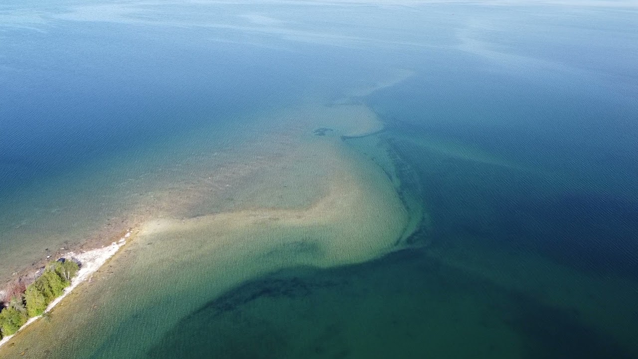 Hidden Island and Birch Island in the Les Cheneaux