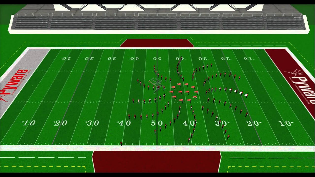 Marching Band Drill Design // IGNITE // Lean Forward Marching Design