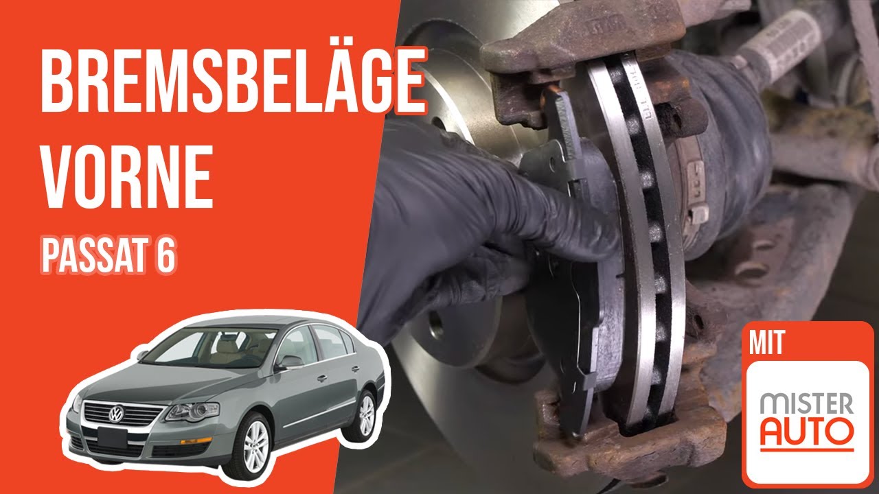 Wie Passat 6 Bremsbeläge vorne wechseln 🚗