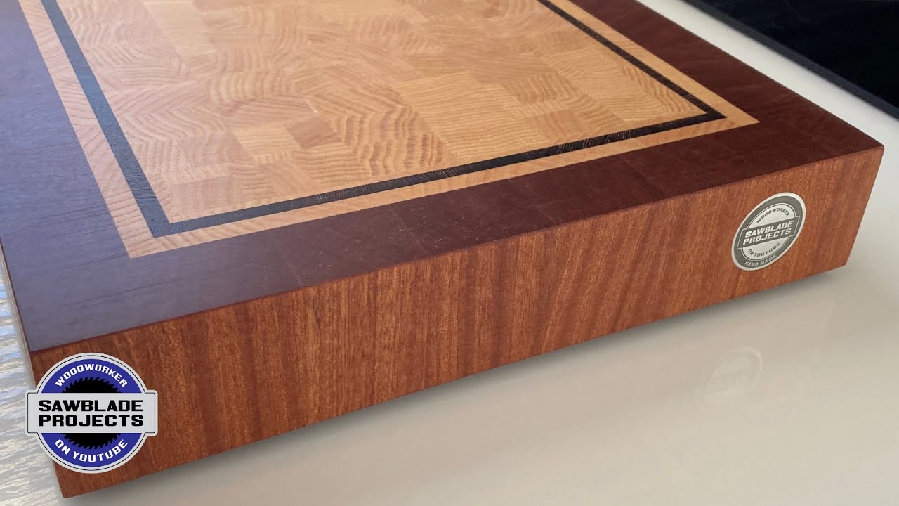 MAKING THE SAPELE AND ASH CUTTING BOARD
