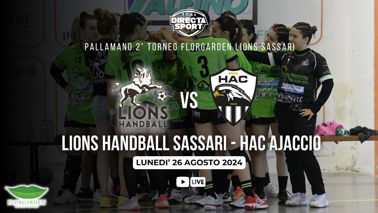 Pallamano - 2° Trofeo Florgarden Lions Sassari G1 - Lions Sassari-HAC Ajaccio (36-25)