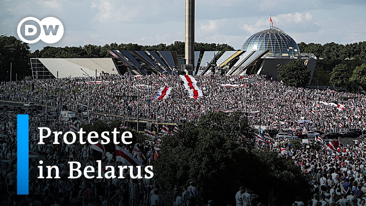 Demonstrationen in Belarus: Lukaschenko bittet Putin um Hilfe und beschuldigt NATO | DW News