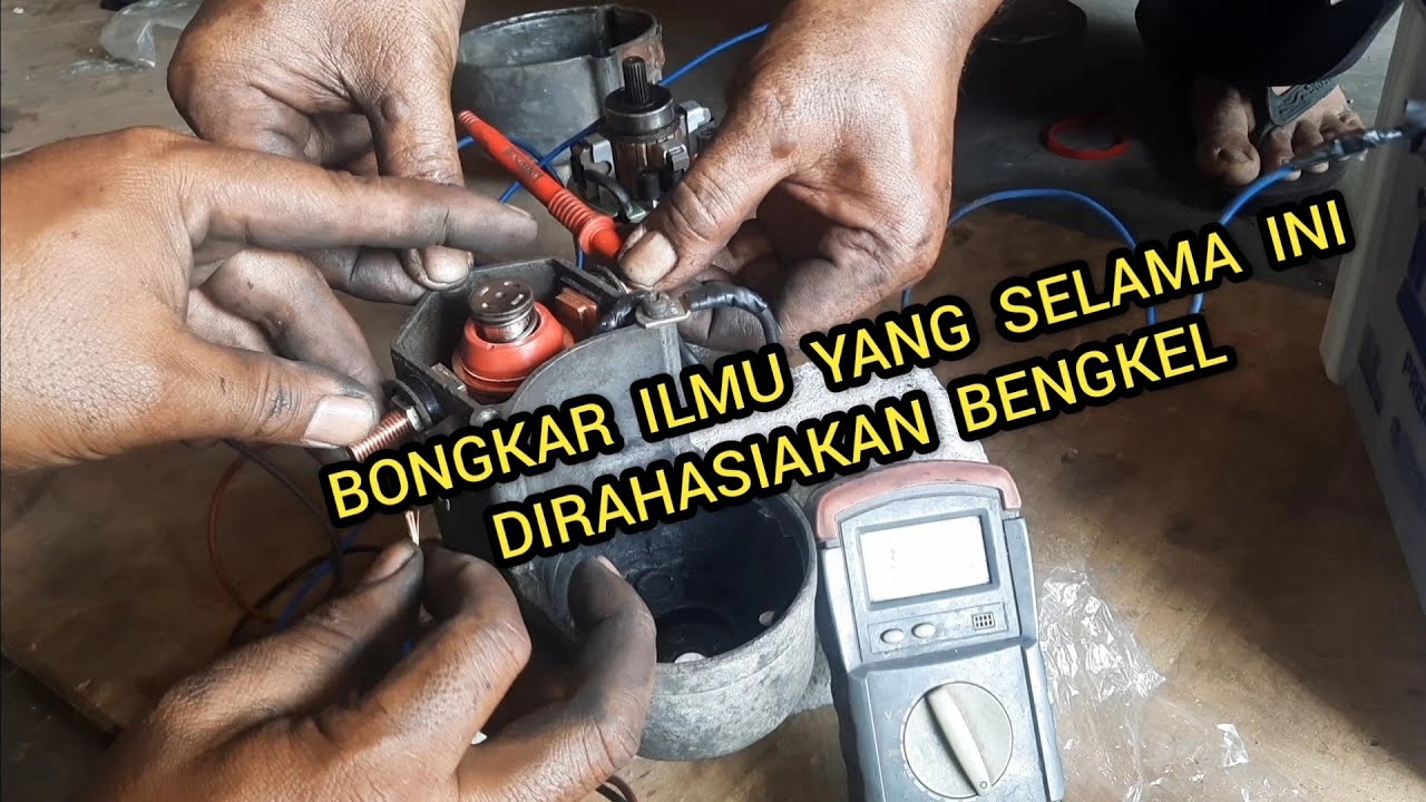 ILMU MAHAL HARGANYA‼️inilah cara pengujian selenoid starter