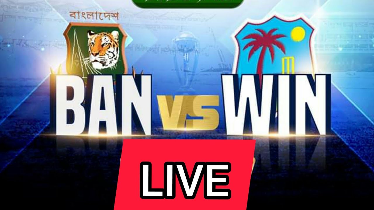 Watch BANvWI live cricket match streaming #GTV_Live