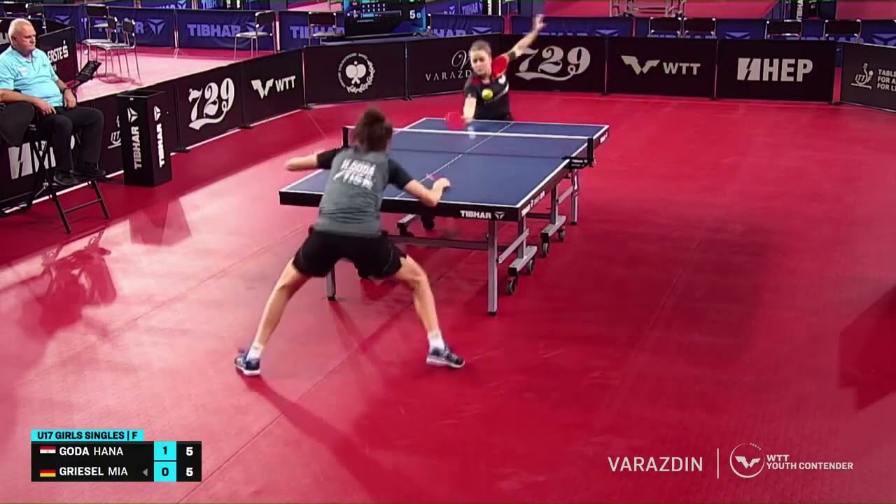 Mia Griesel (GER) vs Hana Goda (EGY) | U17 Final | 2023 WTT Youth Contender Varazdin