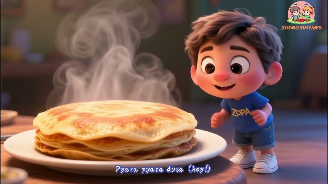 मम्मी की डोसा गोल-गोल - Mummy Ki Dosa Gol Gol | हिंदी कविताएँ  | Hindi Rhymes |  Kids Cartoon Rhymes