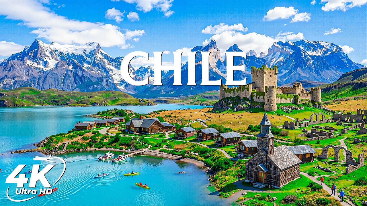 Chile 4K 🇨🇱 | Patagonia Mountains, Deserts & Stunning Natural Landscapes