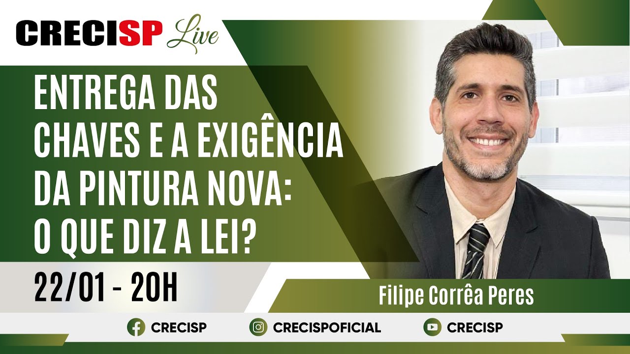 Entrega das Chaves e a Exigência da Pintura Nova: O Que Diz a Lei?   - Filipe Corrêa Peres