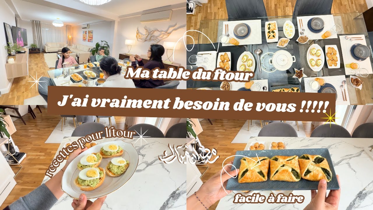 routine ménage pendant le ftour du ramadan شهيوات ساهلة للفطور🥞  / روتيني في الميناج في رمضان ✨🧹