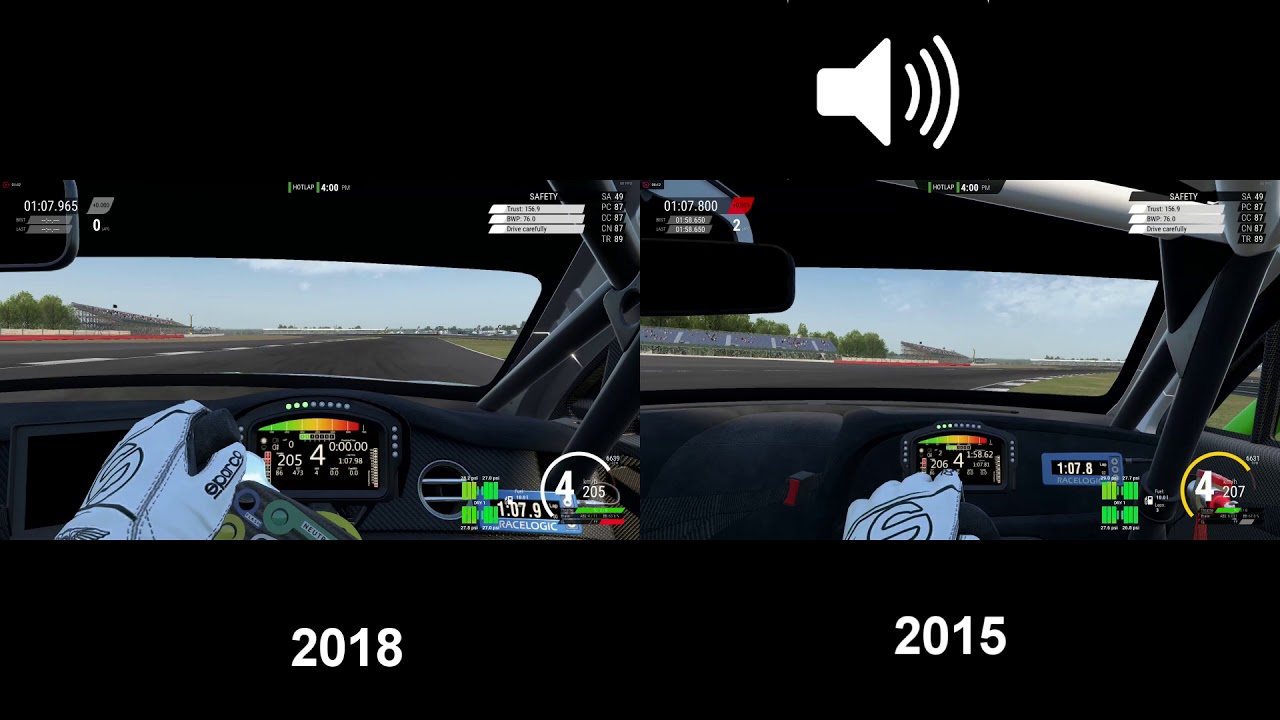 ACC: 2018 Bentley vs 2015 Bentley at Silverstone