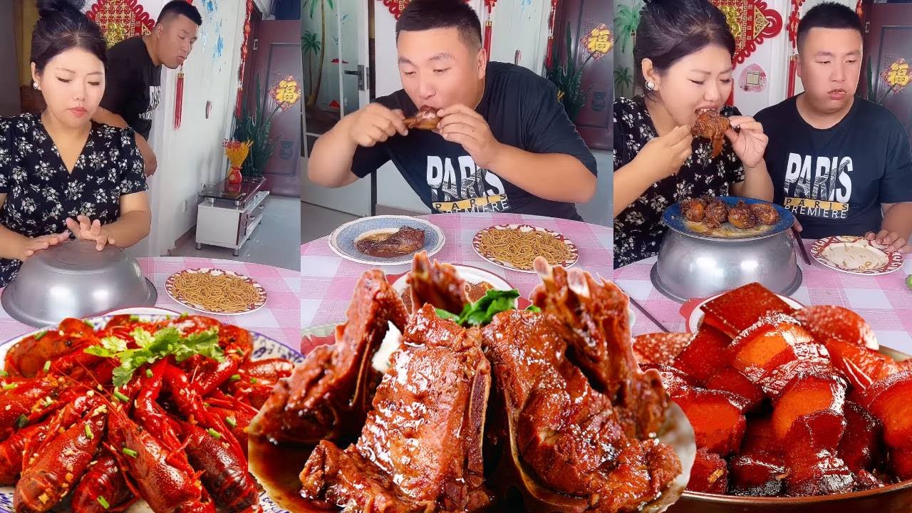 小气老公以为吃光惊喜，让我没得吃，不料我吃到了更大烧鸡【东北欠登哥】