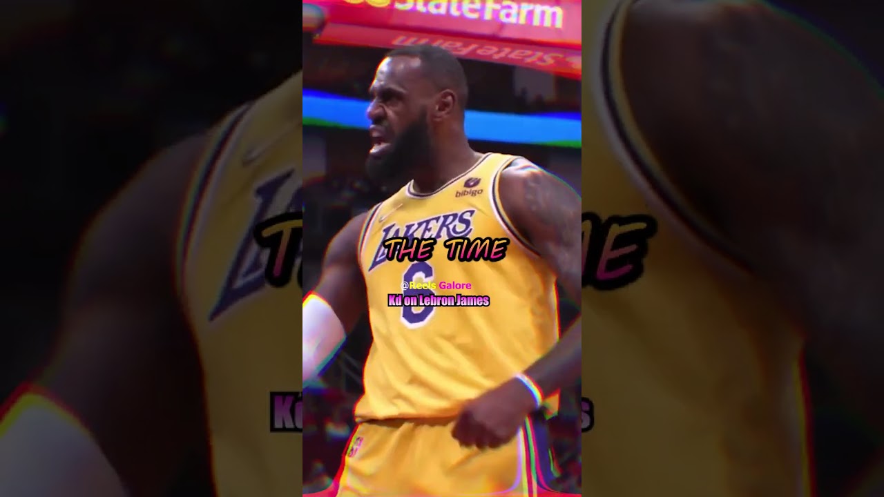 Kd on Lebron Breaking Kareem's Scoring Record