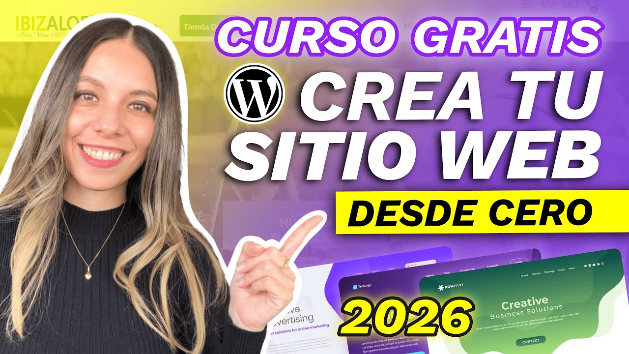 Como CREAR UNA PAGINA WEB EN WORDPRESS DESDE CERO 2026 TUTORIAL