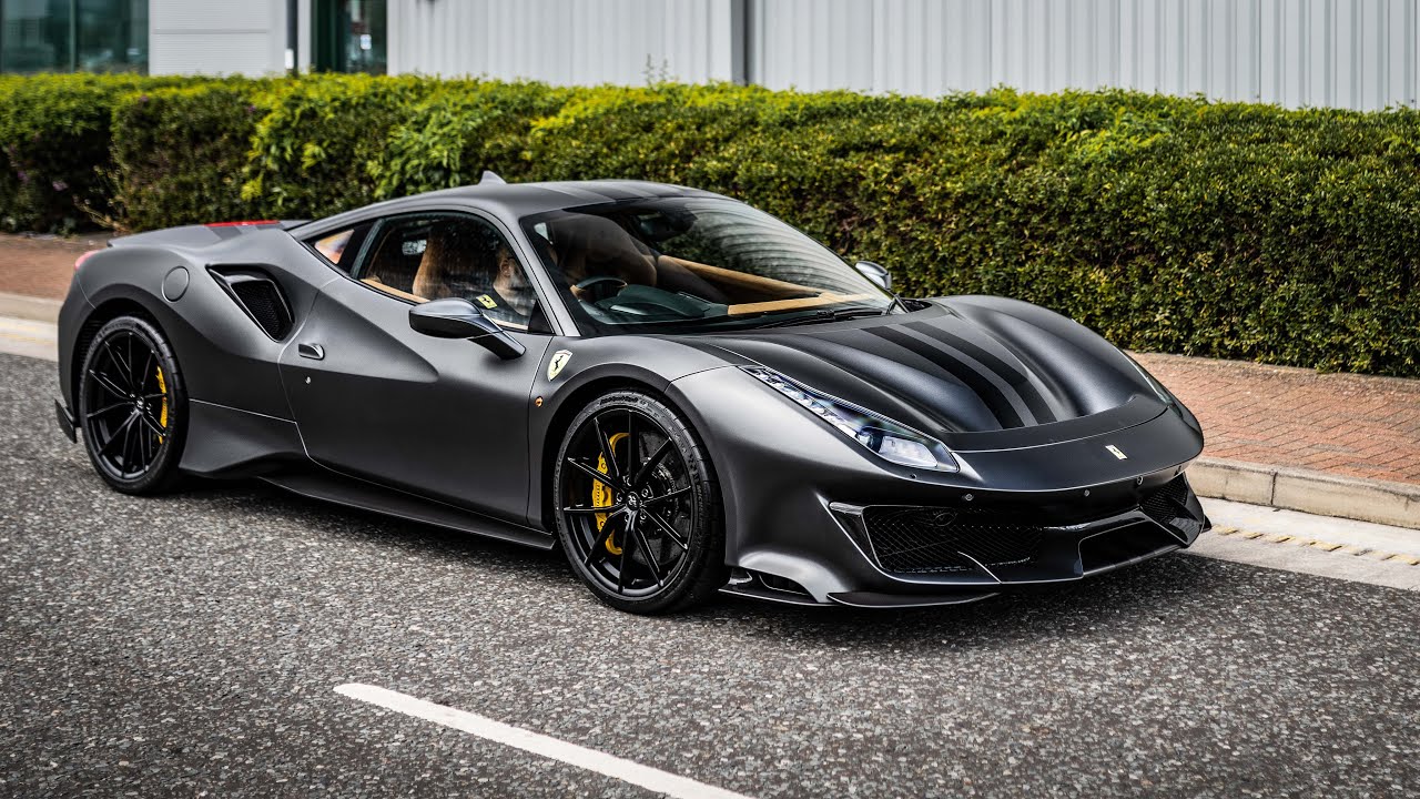 Collecting a Satin Grey PAINTED Ferrari 488 Pista!!
