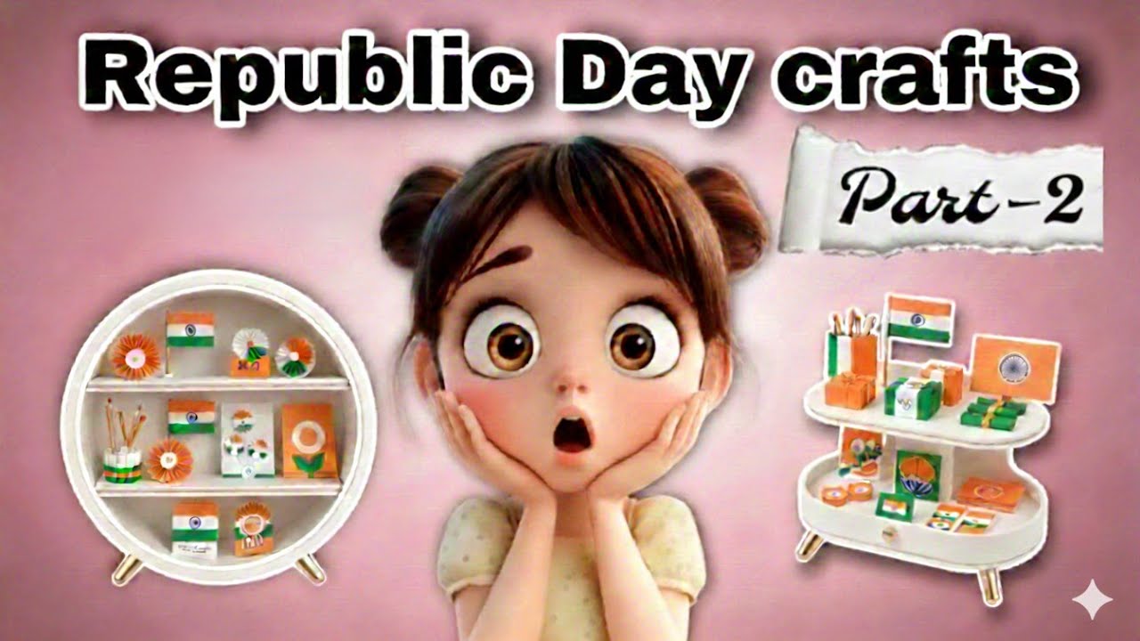 8 Easy Republic Day Crafts 🇮🇳| 26 January Special | Paper Craft Republic Day Special Crafts for Kids