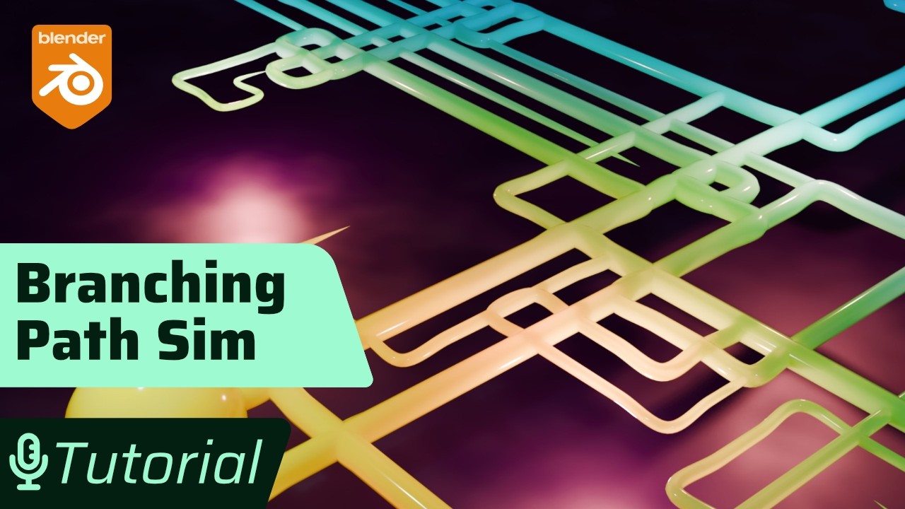 Branching Paths with Blender Simulation Zones