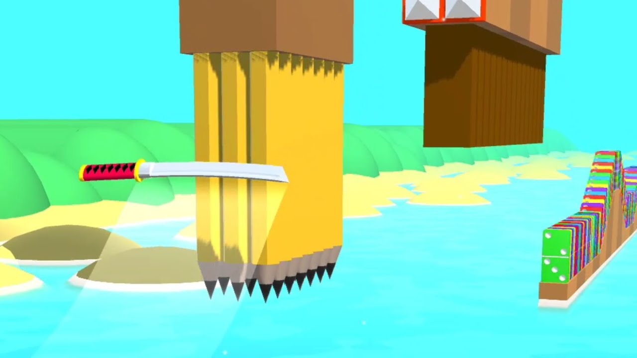 Flying Cut! Satisfying and Relaxing ASMR Slicing Gameplay Video