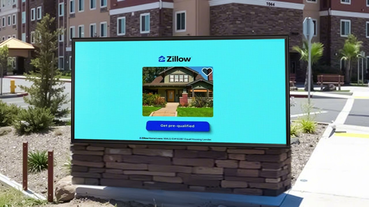 P5 Outdoor HD LED Sign Display 65'' x 33'' WiFi + USB Programmable LED  Sign Waterproof IP45