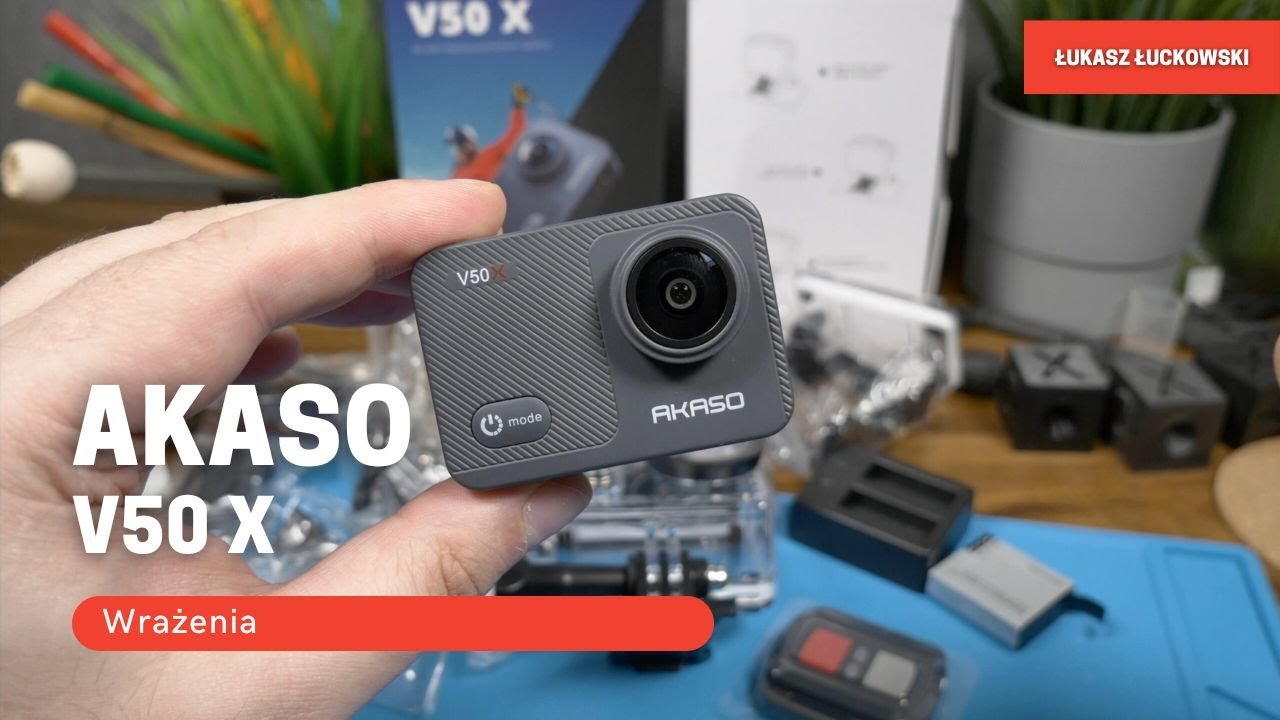 Kamera Sportowa AKASO V50 X 4K Wrażenia