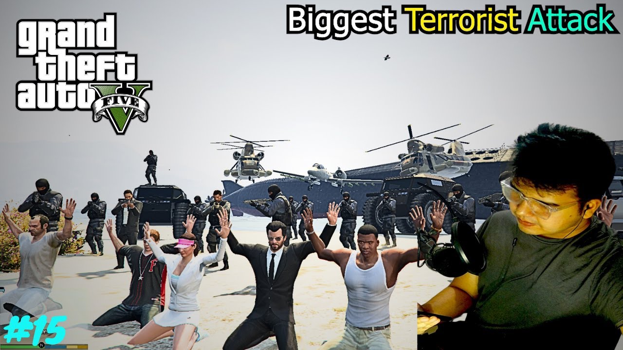 আমার পরিবারের উপর সন্ত্রাসী হামলা | Terrorist Attack | Gta V Gameplay #15