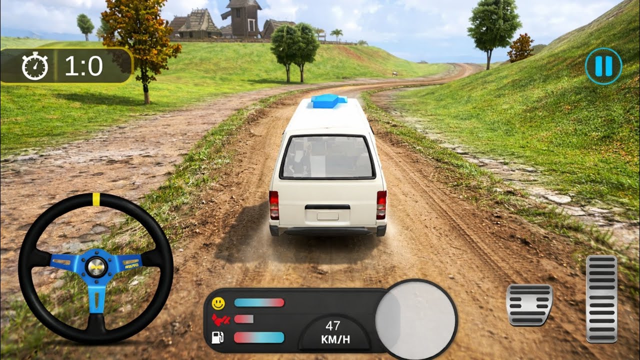 Van Passenger indonesia Driving Simulator 3d android Games 
