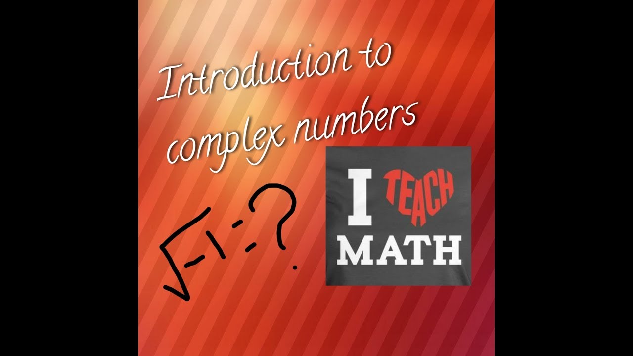Introduction to complex numbers in tamil